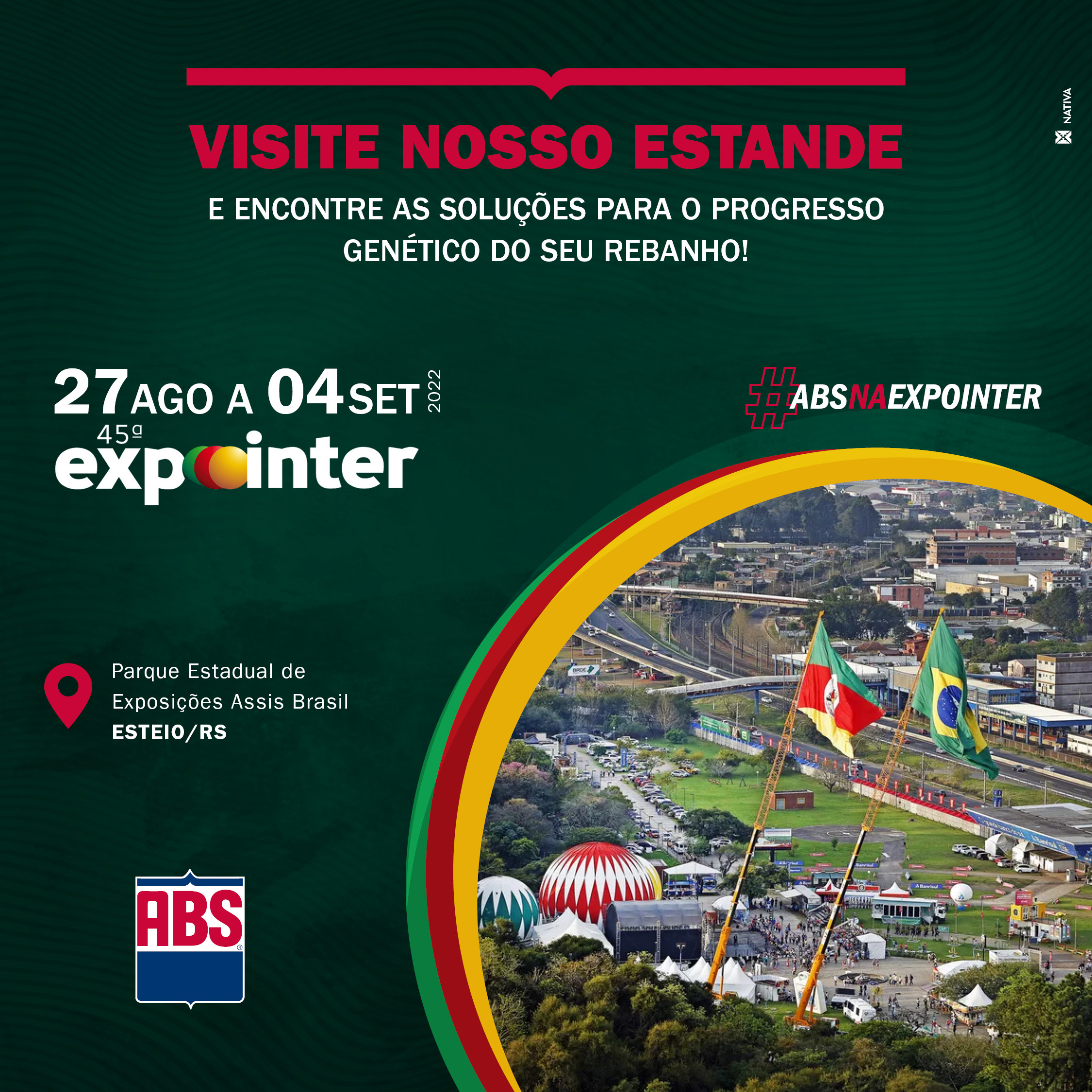 ABS Estará Presente Na 45ª Expointer, Em Esteio (RS) - ABS Global Brasil